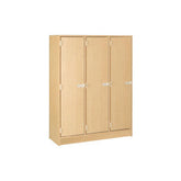 Triple Storage Locker with Doors and Two Shelves 79011 B45 - Steven's I.D.SYSTEMS®